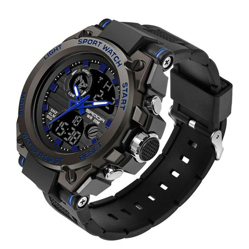 Sports Dual Display Electronic Watch